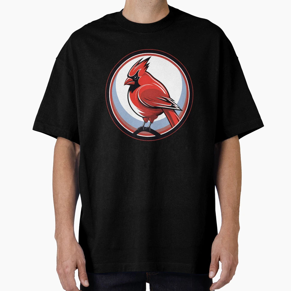 Red Cardinal Bird T-Shirt - Unique Graphic for Adults - T-Shirt, Sweatshirt, Hoodie