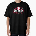 Atlanta Baseball Home Plate Crossed Bats T-Shirt - Unique Graphic Men Women - T-Shirt, Sweatshirt, Hoodie