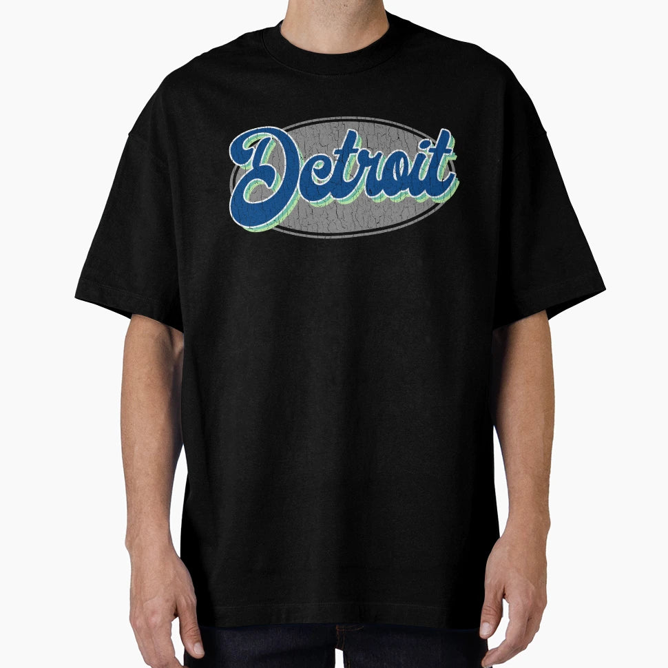 Deroit Logo Distressed T-Shirt - Aesthetic Graphic Men Women - T-Shirt, Sweatshirt, Hoodie