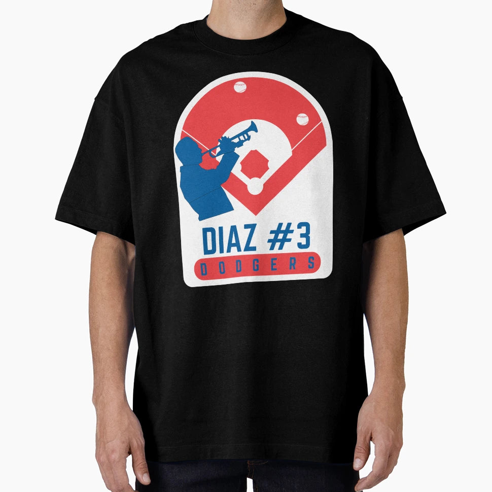 Edwin Diaz 3 Los Angeles Dodgers T-Shirt - Custom Art Print for Adults - T-Shirt, Sweatshirt, Hoodie