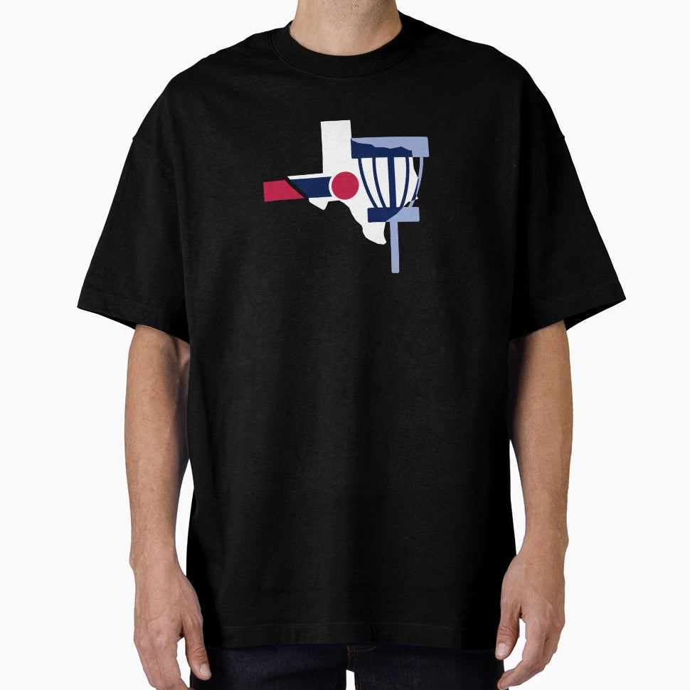 Texas Disc Golf Motion Light Blue T-Shirt - Unique Graphic for Adults - T-Shirt, Sweatshirt, Hoodie