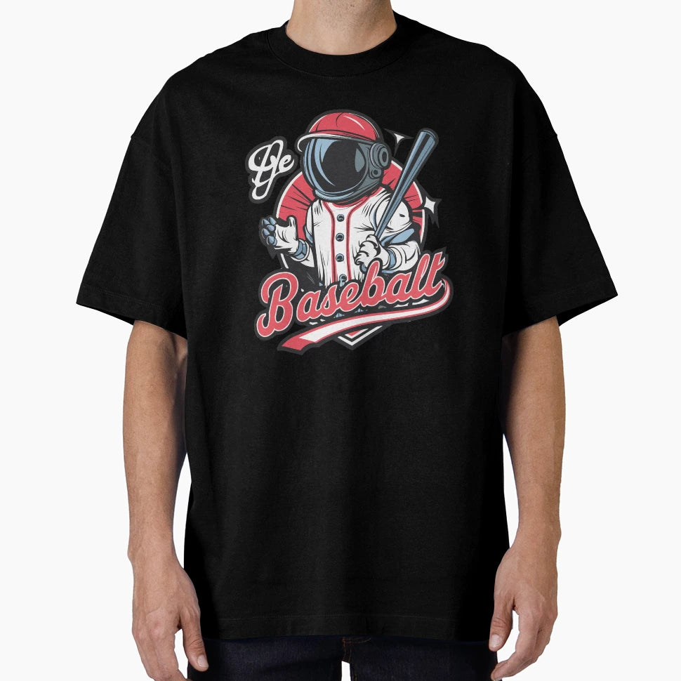 Baseball Novelty Astronaut Funny T-Shirt - Streetwear Style Men Women - T-Shirt, Sweatshirt, Hoodie