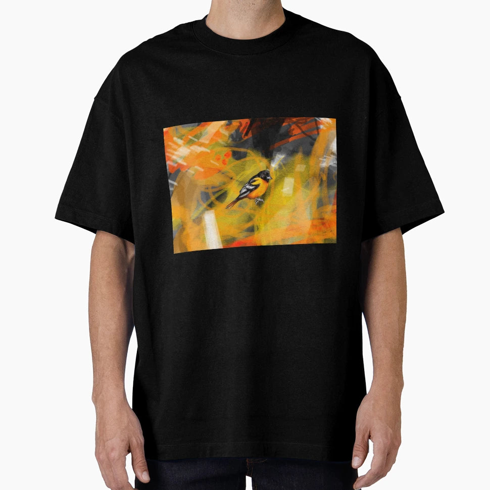 Birds And Bao Baltimore Oriole T-Shirt - Aesthetic Graphic Unisex - T-Shirt, Sweatshirt, Hoodie