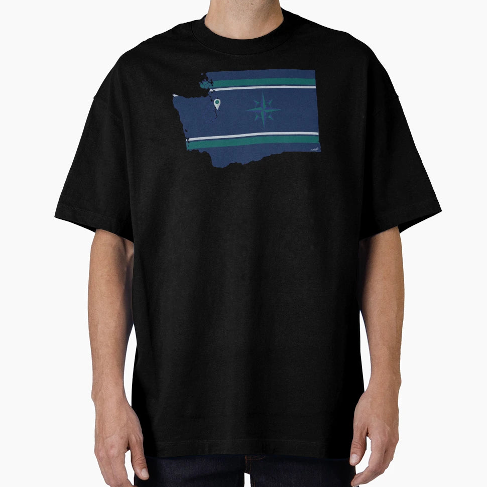 Seattle Baseball T-Shirt - Aesthetic Graphic Unisex - T-Shirt, Sweatshirt, Hoodie