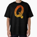 Letter Q Initials T-Shirt - Aesthetic Graphic Men Women - T-Shirt, Sweatshirt, Hoodie