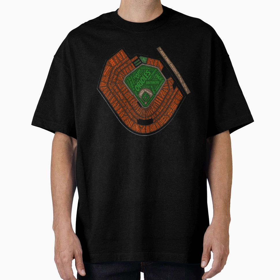Orioles Stadium T-Shirt - Aesthetic Graphic for Adults - T-Shirt, Sweatshirt, Hoodie