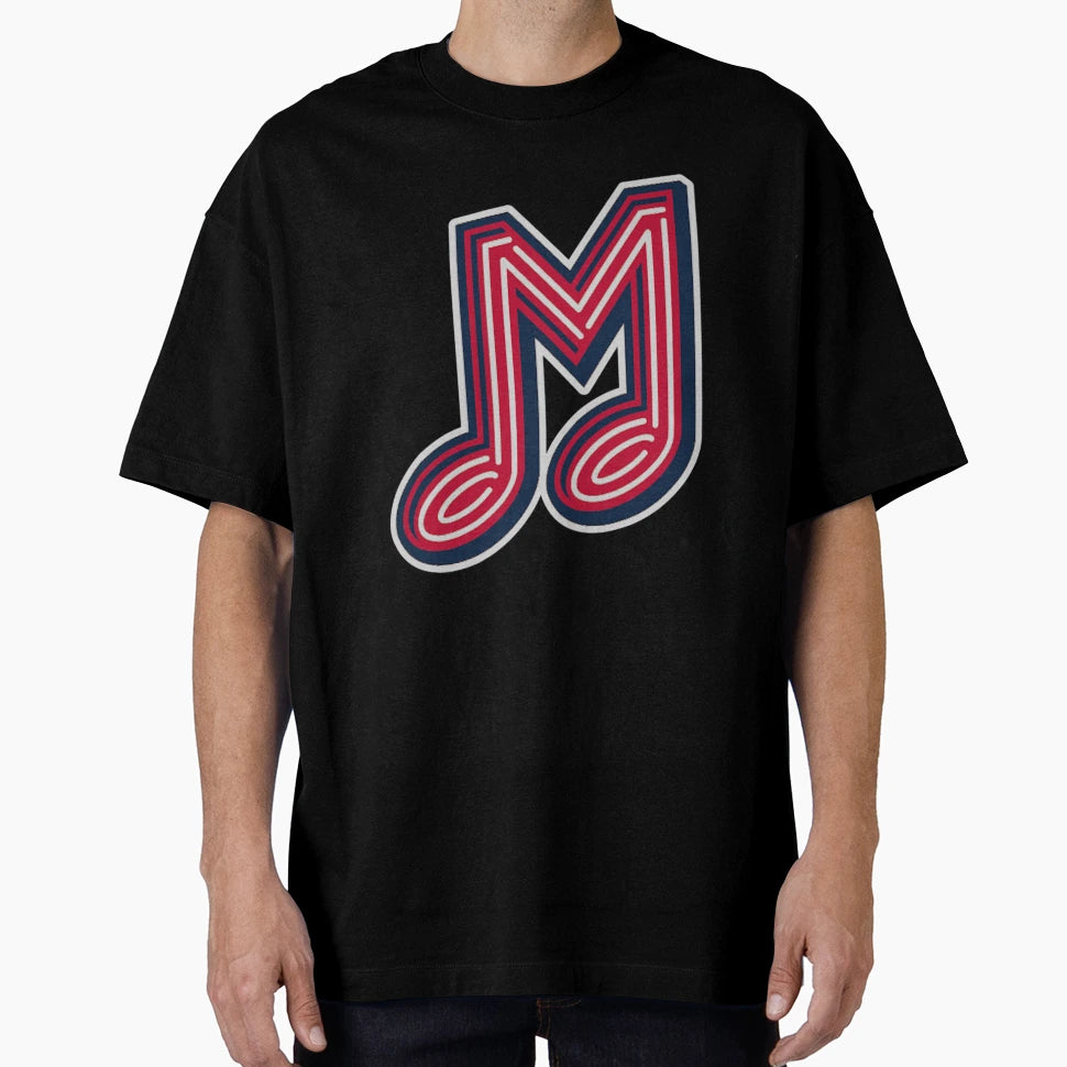 Memphis Music Note M Logo T-Shirt - Graphic Print Men Women - T-Shirt, Sweatshirt, Hoodie
