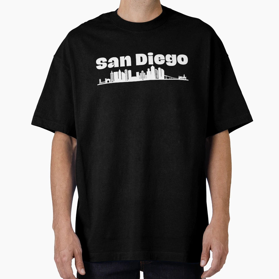 San Diego California Sd Stripes T-Shirt - Minimalist Print for Adults - T-Shirt, Sweatshirt, Hoodie