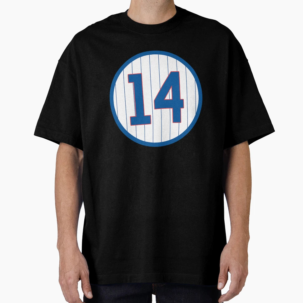 Ernie Banks 14 Jersey Number T-Shirt - Trendy Graphic Men Women - T-Shirt, Sweatshirt, Hoodie