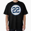 Roger Clemens 22 Jersey Number T-Shirt - Casual Everyday Wear for Adults - T-Shirt, Sweatshirt, Hoodie