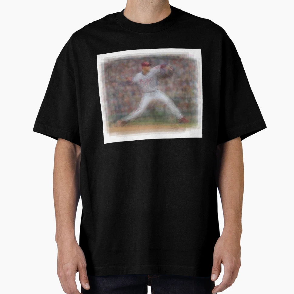 Roy Doc Halladay Overlay T-Shirt - Unique Graphic for Adults - T-Shirt, Sweatshirt, Hoodie
