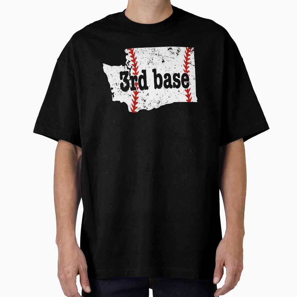 3Rd Base Baseball Washington 3Rd T-Shirt - Aesthetic Graphic Men Women - T-Shirt, Sweatshirt, Hoodie