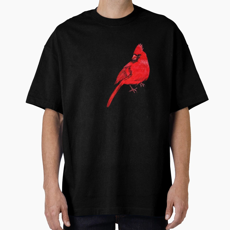Cardinals Appear When Angels Are Near T-Shirt - Minimalist Print for Adults - T-Shirt, Sweatshirt, Hoodie