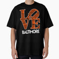 Love Baltimore City Map Baltimore 410 T-Shirt - Trendy Graphic Men Women - T-Shirt, Sweatshirt, Hoodie