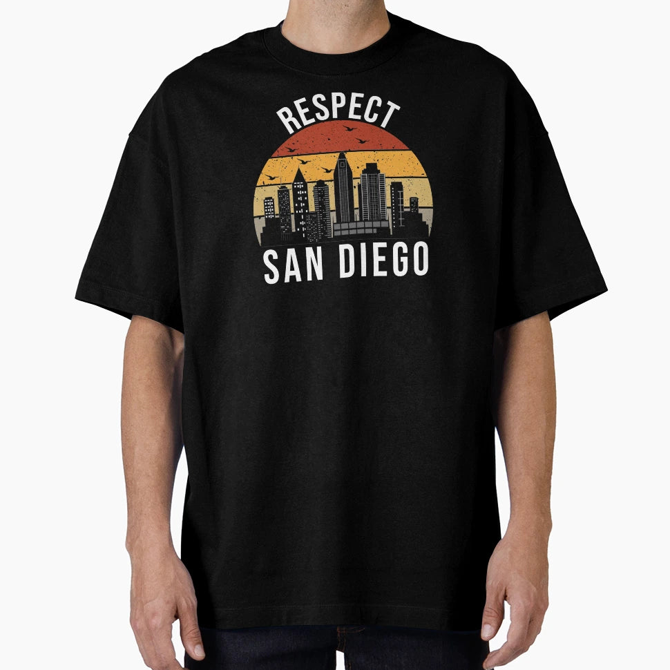 Respect San Diego T-Shirt - Unique Graphic Unisex - T-Shirt, Sweatshirt, Hoodie
