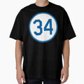 Fernando Valenzuela 34 Jersey Number T-Shirt - Trendy Graphic Unisex - T-Shirt, Sweatshirt, Hoodie