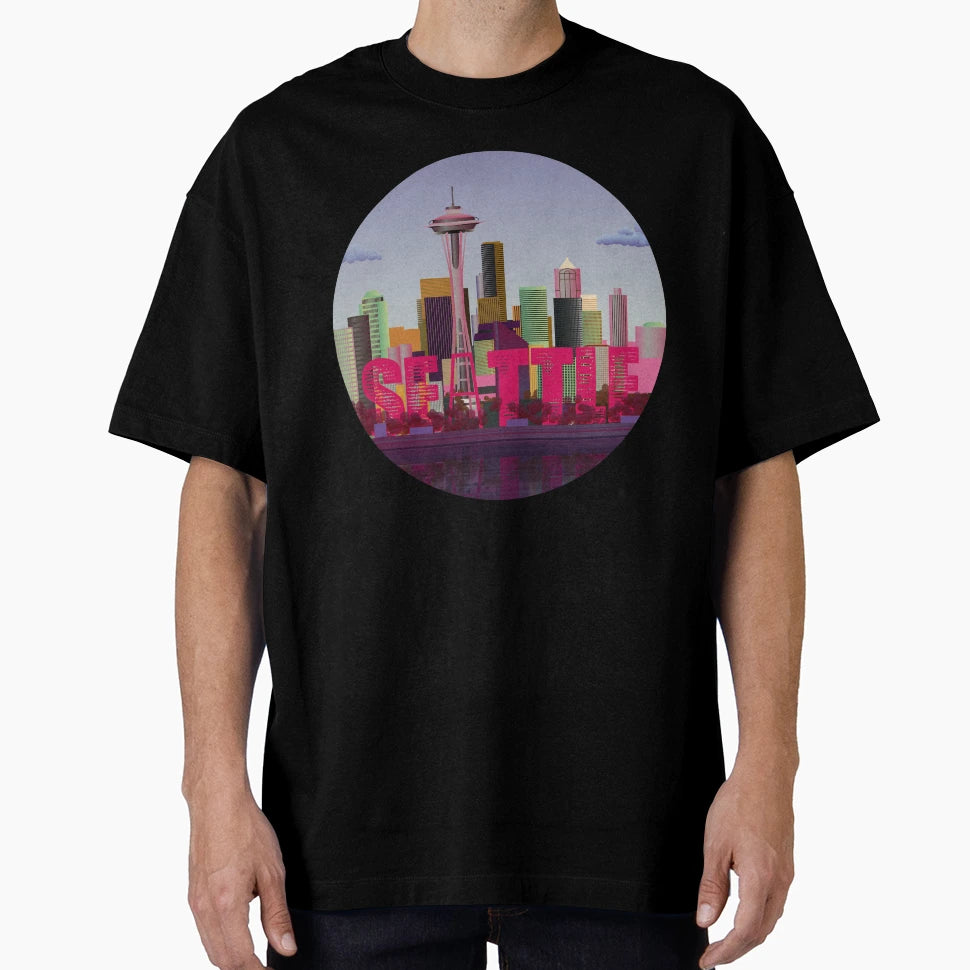 Seattle T-Shirt - Trendy Graphic for Adults - T-Shirt, Sweatshirt, Hoodie