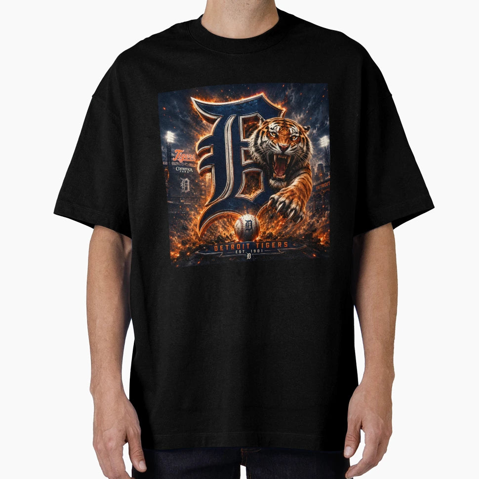 Tigers Logo 1901 T-Shirt - Trendy Graphic Men Women - T-Shirt, Sweatshirt, Hoodie