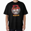 Houston Sugar Skull Bayou City Baseball T-Shirt - Novelty Apparel Men Women - T-Shirt, Sweatshirt, Hoodie