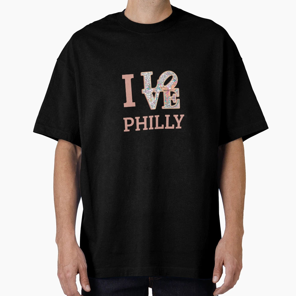 I Love Sign Philly T-Shirt - Aesthetic Graphic Unisex - T-Shirt, Sweatshirt, Hoodie