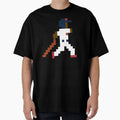 8 Bit Boston Pixel Baseball Player T-Shirt - Custom Art Print Unisex - T-Shirt, Sweatshirt, Hoodie