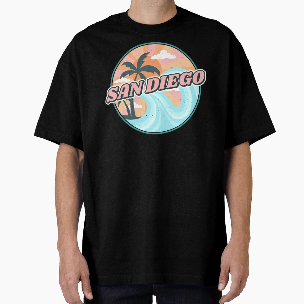 San Diego California T-Shirt - Aesthetic Graphic Men Women - T-Shirt, Sweatshirt, Hoodie