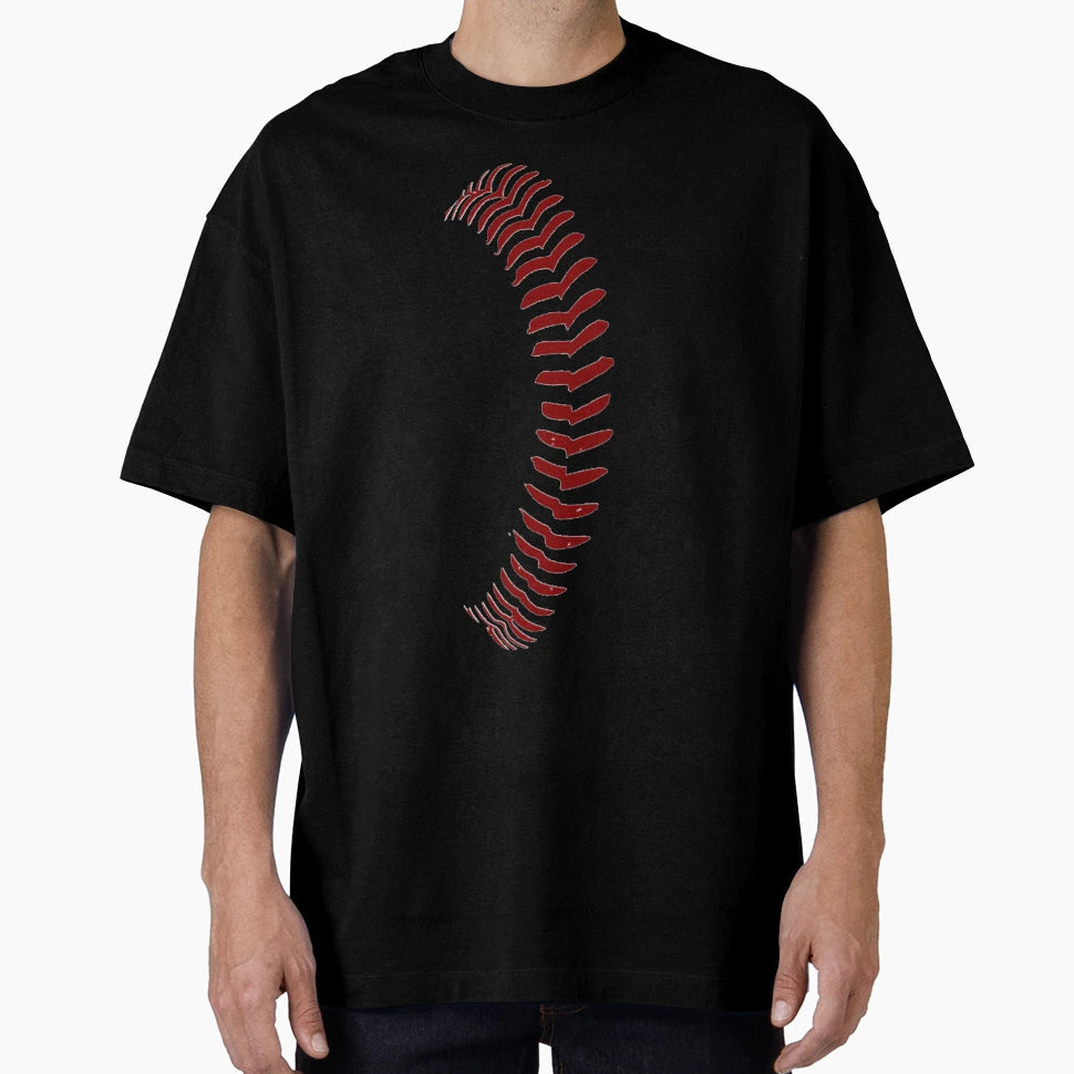 Baseball Stitches T-Shirt - Minimalist Print Unisex - T-Shirt, Sweatshirt, Hoodie