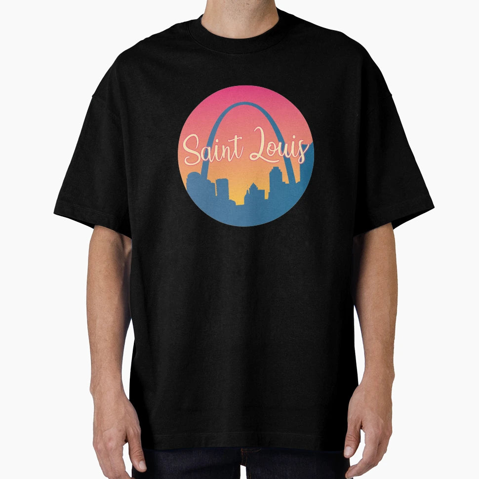 St Louis Sunset T-Shirt - Unique Graphic Unisex - T-Shirt, Sweatshirt, Hoodie