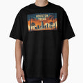 Houston Texas Palm Trees And T-Shirt - Novelty Apparel Men Women - T-Shirt, Sweatshirt, Hoodie