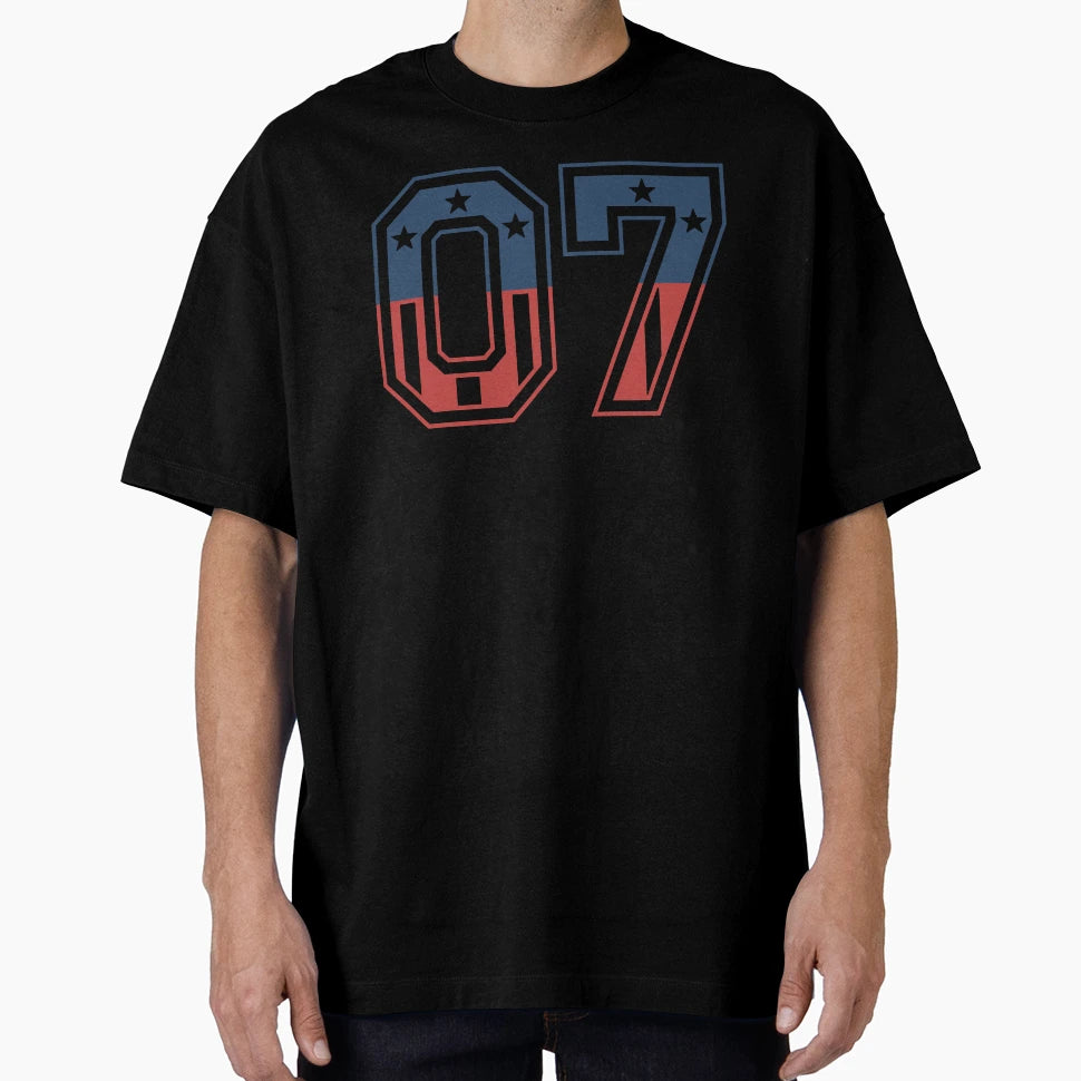 Number 07 Usa T-Shirt - Graphic Print Unisex - T-Shirt, Sweatshirt, Hoodie
