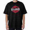 St Louis Baseball Modern City T-Shirt - Aesthetic Graphic for Adults - T-Shirt, Sweatshirt, Hoodie