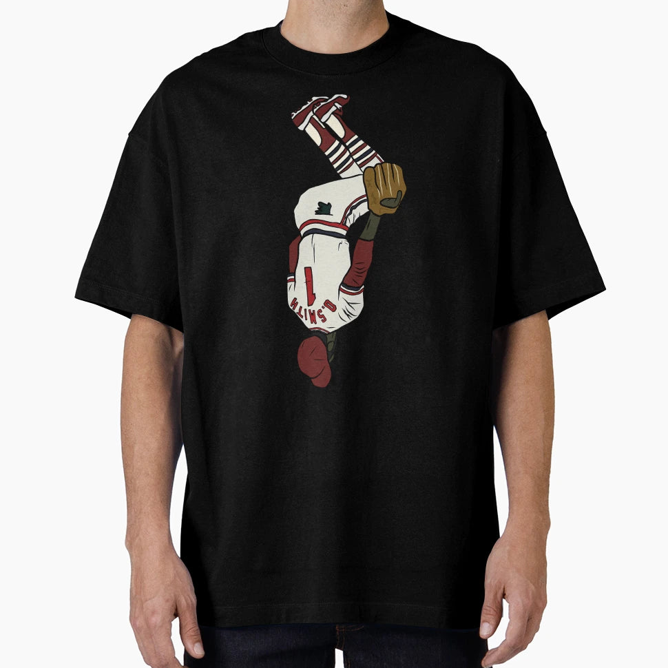Ozzie Smith Backflip T-Shirt - Minimalist Print for Adults - T-Shirt, Sweatshirt, Hoodie