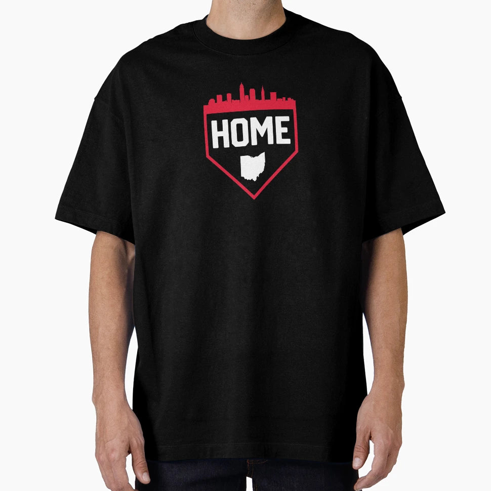 Cleveland Ohio Is Home Baseball City T-Shirt - Aesthetic Graphic Unisex - T-Shirt, Sweatshirt, Hoodie