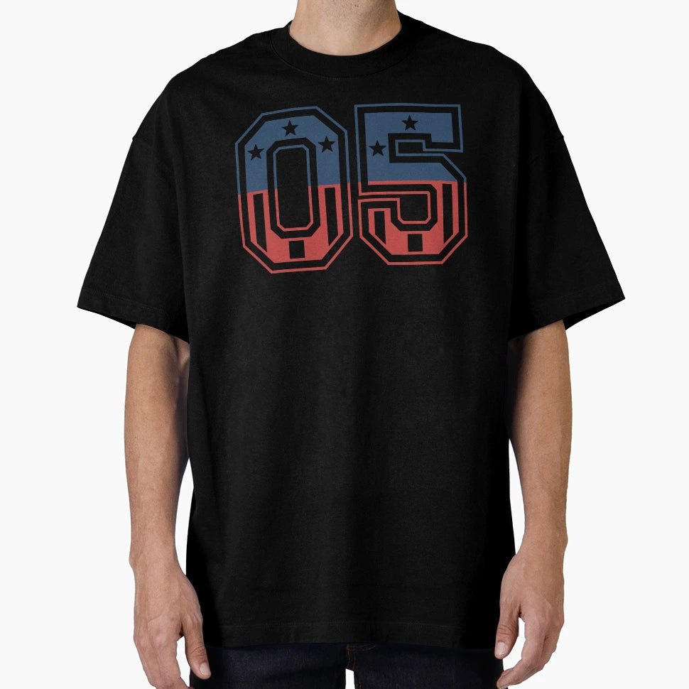 Number 05 Usa T-Shirt - Minimalist Print Men Women - T-Shirt, Sweatshirt, Hoodie
