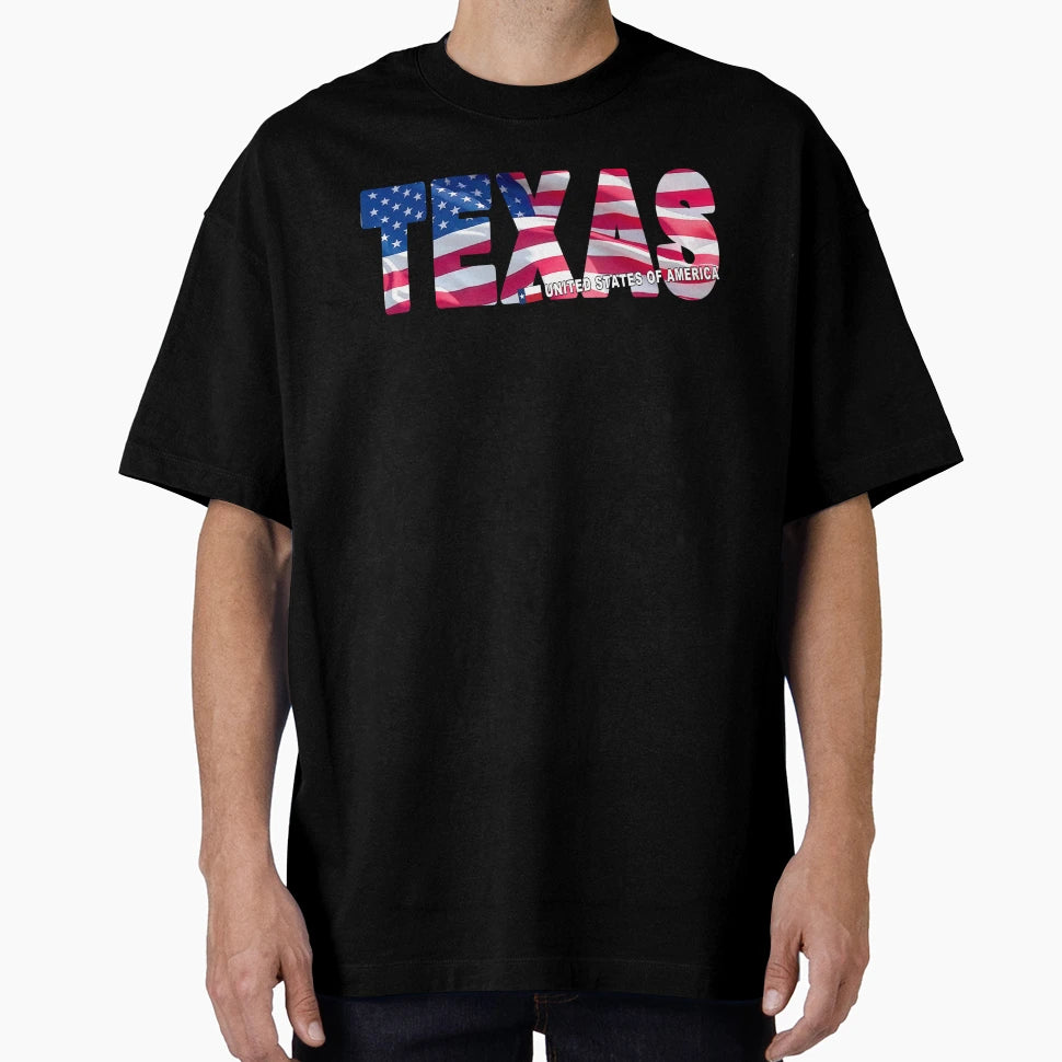 Texas United States America T-Shirt - Custom Art Print Men Women - T-Shirt, Sweatshirt, Hoodie