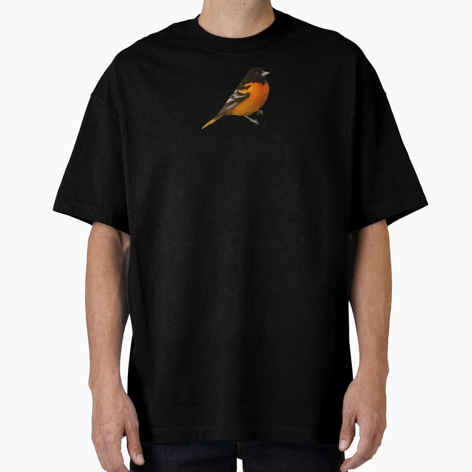 Baltimore Oriole Bird Art T-Shirt - Casual Everyday Wear Unisex - T-Shirt, Sweatshirt, Hoodie