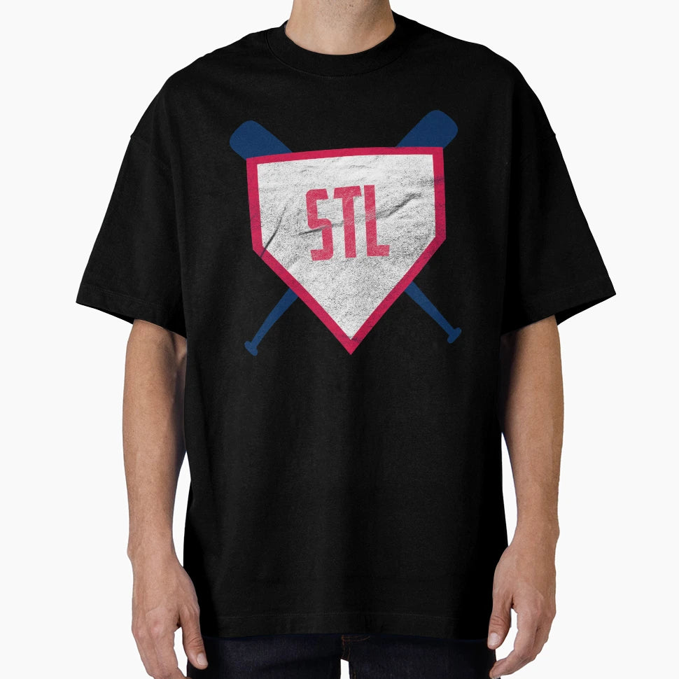 St Louis Abbreviation Baseball Home T-Shirt - Aesthetic Graphic Men Women - T-Shirt, Sweatshirt, Hoodie