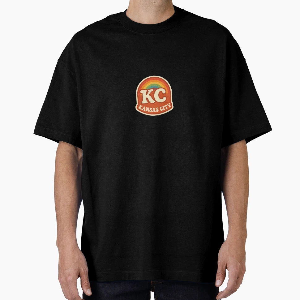 Kansas City Kc Rainbow Pride T-Shirt - Aesthetic Graphic Unisex - T-Shirt, Sweatshirt, Hoodie