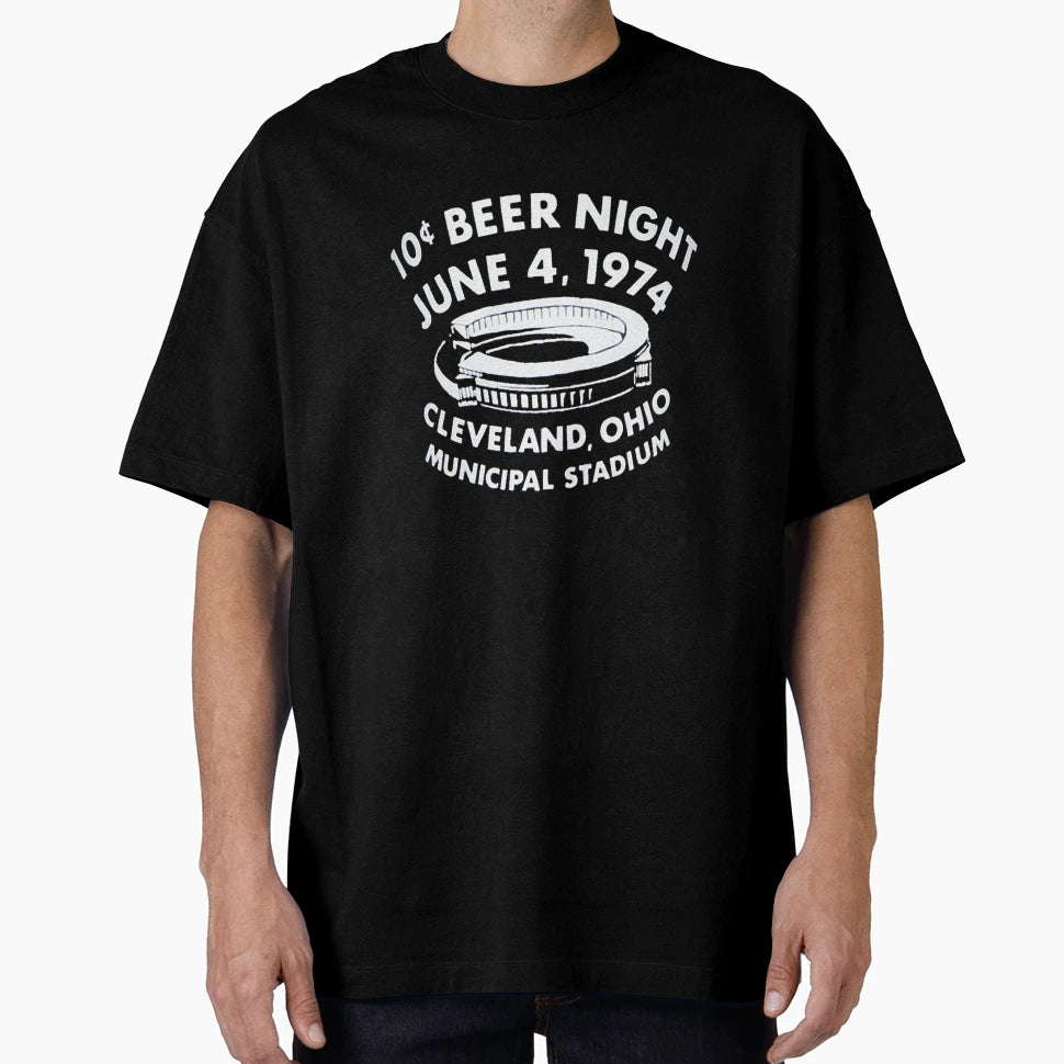 Cleveland 10 Cent Beer Night T-Shirt - Aesthetic Graphic Men Women - T-Shirt, Sweatshirt, Hoodie
