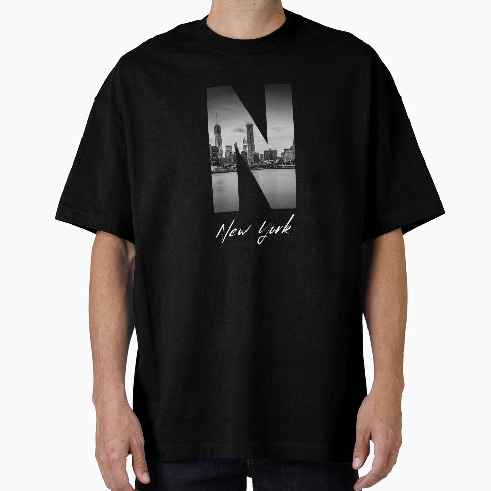 New York From Broadway Lights To City T-Shirt - Custom Art Print Unisex - T-Shirt, Sweatshirt, Hoodie