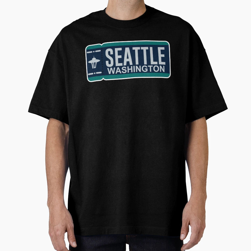 Seattle Ticket T-Shirt - Streetwear Style for Adults - T-Shirt, Sweatshirt, Hoodie
