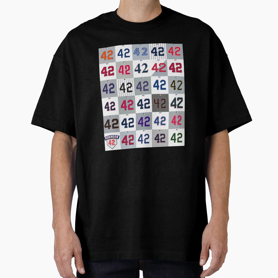 Jackie Robinson Retired 42 T-Shirt - Fun Novelty Design Unisex - T-Shirt, Sweatshirt, Hoodie