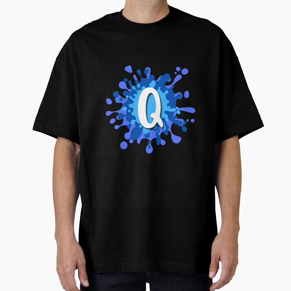 Letter Q T-Shirt - Graphic Print Men Women - T-Shirt, Sweatshirt, Hoodie