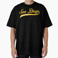 Script San Diego Baseball T-Shirt - Fun Novelty Design Men Women - T-Shirt, Sweatshirt, Hoodie