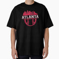 Downtown Atlanta Skyline Atl Baseball T-Shirt - Unique Graphic for Adults - T-Shirt, Sweatshirt, Hoodie