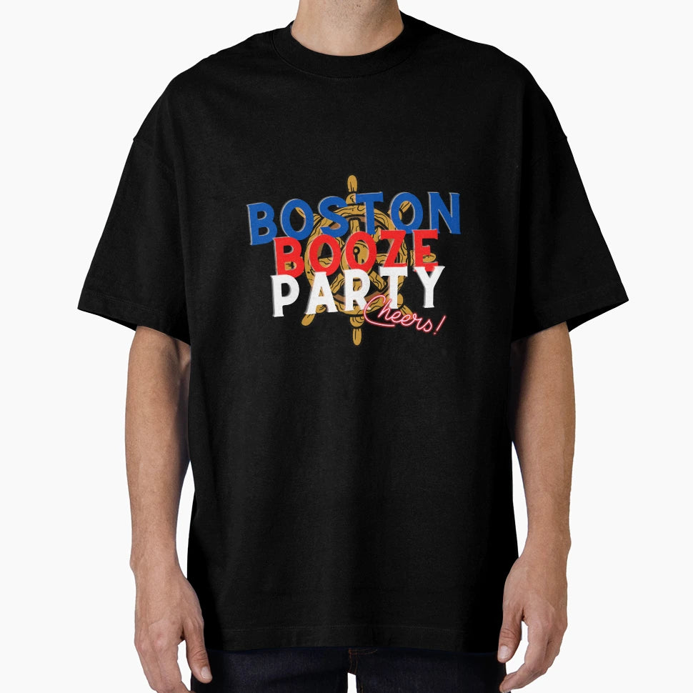 Boston Booze Party T-Shirt - Fun Novelty Design for Adults - T-Shirt, Sweatshirt, Hoodie