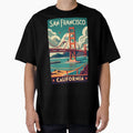 Travel San Francisco California Us T-Shirt - Custom Art Print Men Women - T-Shirt, Sweatshirt, Hoodie