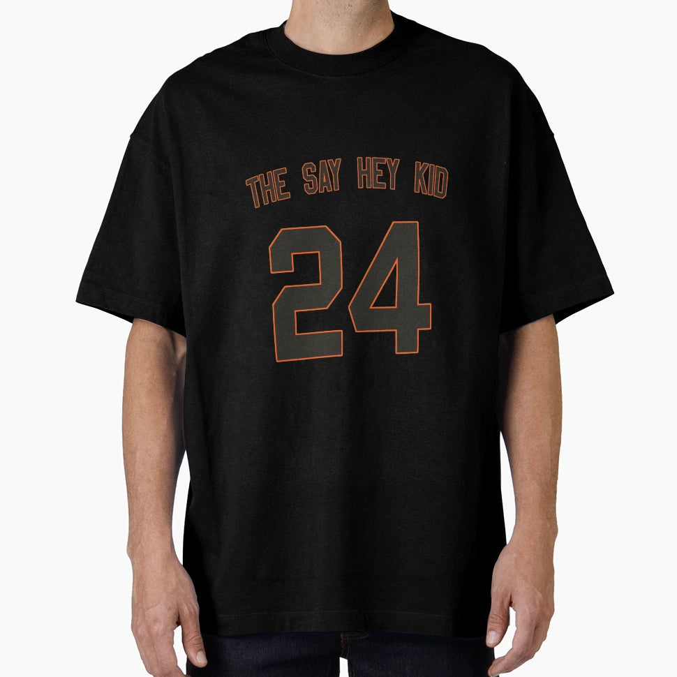 Say Hey T-Shirt - Minimalist Print for Adults - T-Shirt, Sweatshirt, Hoodie