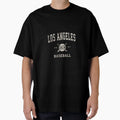 Los Angeles La Baseball Throwback T-Shirt - Graphic Print Men Women - T-Shirt, Sweatshirt, Hoodie