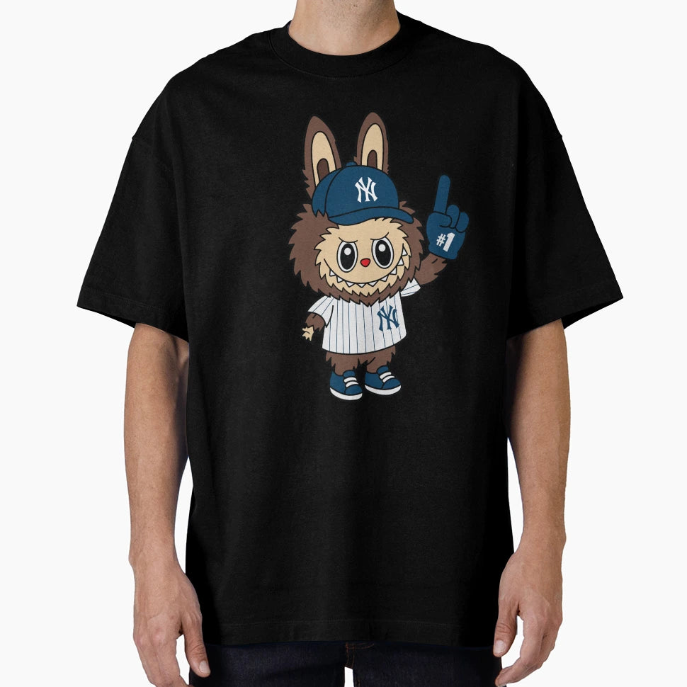Labubu Chesnut Cocoa New York T-Shirt - Trendy Graphic for Adults - T-Shirt, Sweatshirt, Hoodie